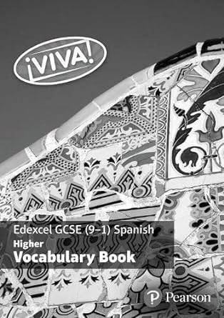 viva edexcel gcse spanish higher vocab book 1st edition penny fisher 1292133481, 978-1292133485