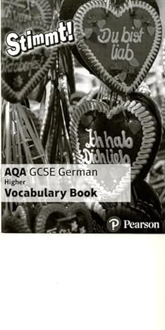stimmt aqa gcse german higher vocabulary book 1st edition unknown author 129213240x, 978-1292132402