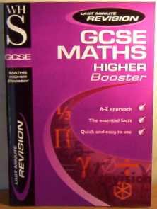 whs gcse higher maths booster 1st edition jane james 0340781262, 978-0340781265