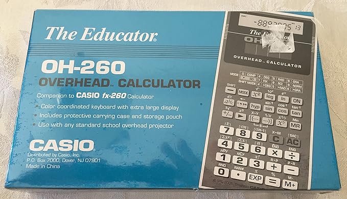 casio oh 260 overhead calculator 1st edition contemporary 0072525460, 978-0072525465