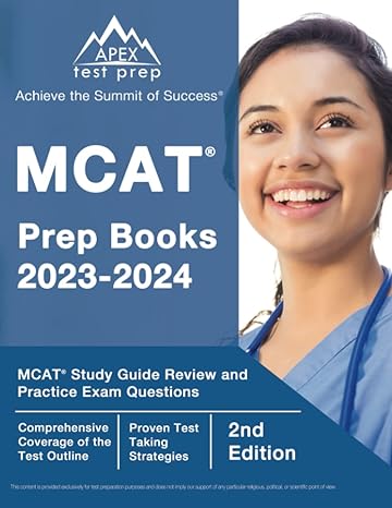 mcat prep books 2023 2024 mcat study guide review and practice exam questions 1st edition j. m. lefort