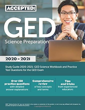 ged science preparation study guide 2020 2021 ged science workbook and practice test questions for the ged