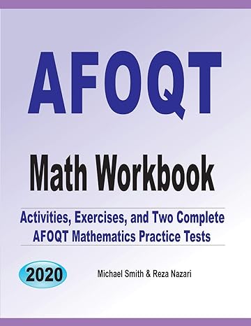 afoqt math workbook activities exercises and two complete afoqt mathematics practice tests 1st edition