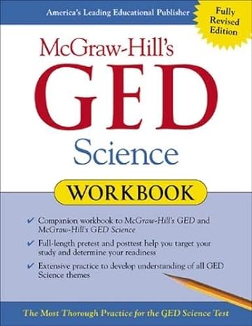 mcgraw hill s ged science workbook 1st edition robert mitchell 0071407057, 978-0071407052