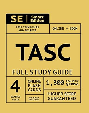 tasc full study guide test preparation book for all subjects including 4 full practice tests both in the book