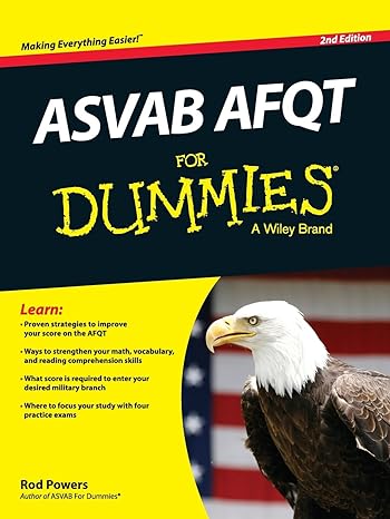 asvab afqt fd 2e 1st edition rod powers 1118775171