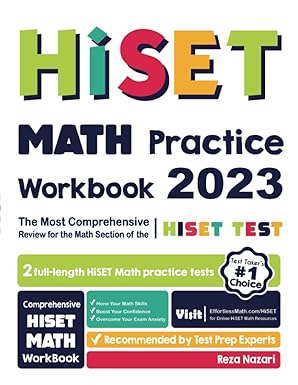 hiset math practice workbook the most comprehensive review for the math section of the hiset test 1st edition