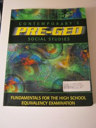 pre ged satellite book social studies 1st edition contemporary 0072527625, 978-0072527629