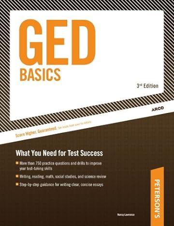 ged basics original edition arco 0768909872, 978-0768909876