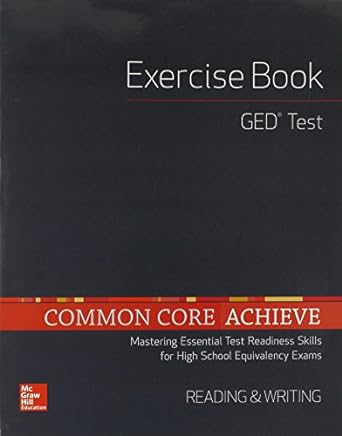 common core achieve ged exercise book reading and writing 1st edition contemporary 0021355673, 978-0021355679