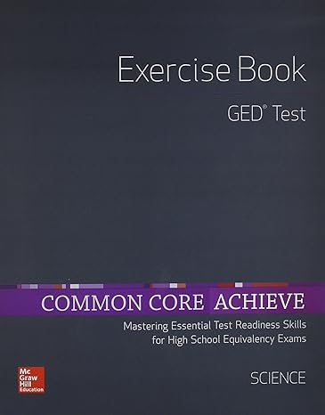 common core achieve ged exercise book science 1st edition contemporary 002135572x, 978-0021355723