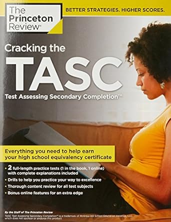 cracking the tasc 1st edition princeton review 1101882093, 978-1101882092