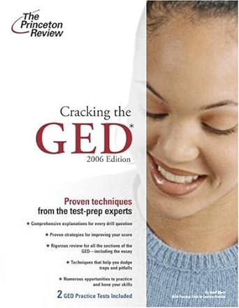 cracking the ged 2006 1st edition princeton review 0375764879, 978-0375764875