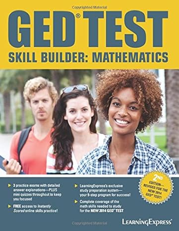 ged test skill builder mathematics 2nd edition llc learningexpress 1576859886, 978-1576859889