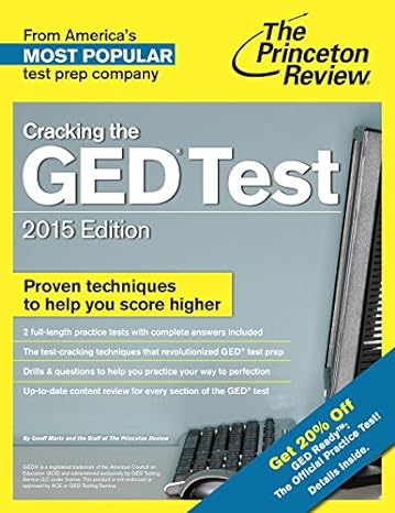 cracking the ged test with 2 practice tests 2015 edition fully updated for the new ged 2015 edition princeton