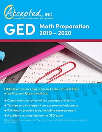 ged math preparation 2019 2020 ged mathematics skills study guide and test prep with practice questions book