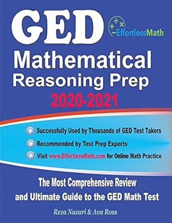 ged mathematical reasoning prep 2020 2021 the most comprehensive review and ultimate guide to the ged math