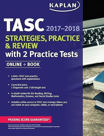 tasc strategies practice and review 2017 2018 with 2 practice tests online + book pap/psc edition kaplan test