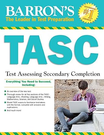 barron s tasc test assessing secondary completion 1st edition christopher sharpe ,joseph reddy 1438007140,