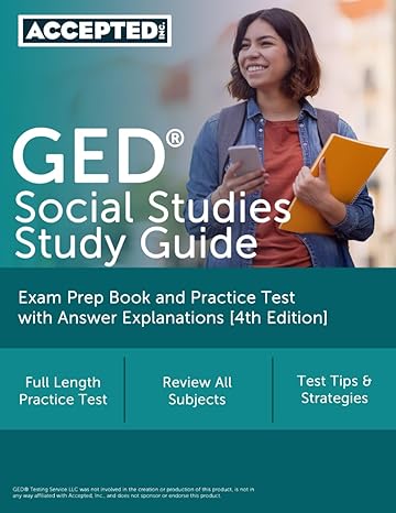 ged social studies study guide exam prep book and practice test with answer explanations 1st edition jonathan