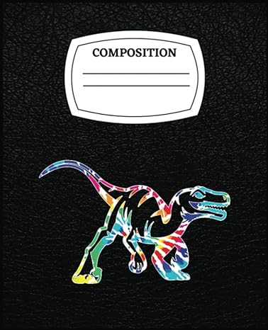 fun hippie rainbow tie dye raptor dinosaur jurassic inspiration 1st edition paul alcon b0c2rrqcv3