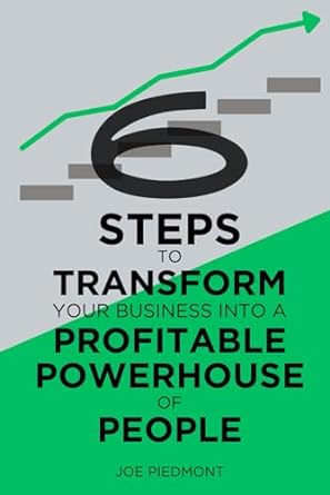 6 steps to transform your business into a profitable powerhouse of people 1st edition joe piedmont