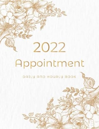 2022 appointment book 15 minute increments daily and hourly booking organizer for nail salon hair stylist