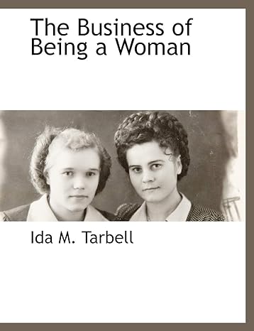 the business of being a woman large type / large print edition ida m tarbell 1116306689, 978-1116306682