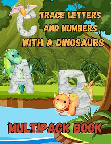 trace letters and numbers with a dinosaurs multipack book handwriting exercise book for children aged 3 6