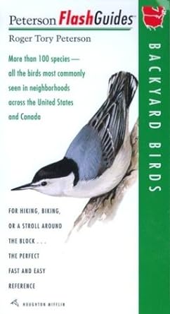 petersons flashguides backyard birds 1st edition roger tory peterson 0395792908, 978-0395792902