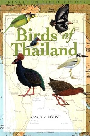 birds of thailand 1st edition craig robson 0691007012, 978-0691007014
