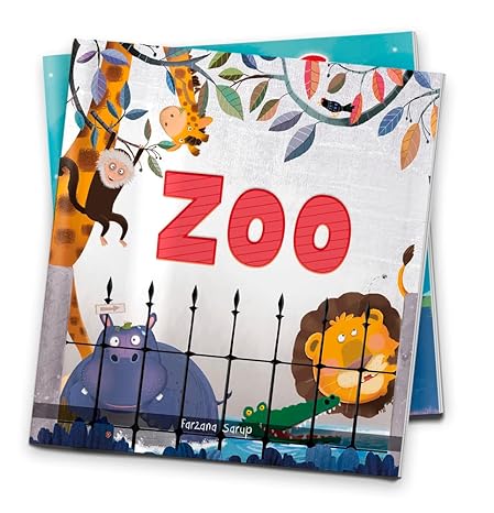 zoo illustrated book on zoo animals 1st edition wonder house books 9389053110, 978-9389053111