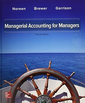 gen combo managerial accounting for managers connect 1s access card 4th edition eric noreen 1259911683,