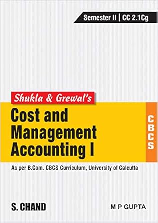 shukla and grewal s cost and management accounting i 1st edition t s grewal 9352836375, 978-9352836376