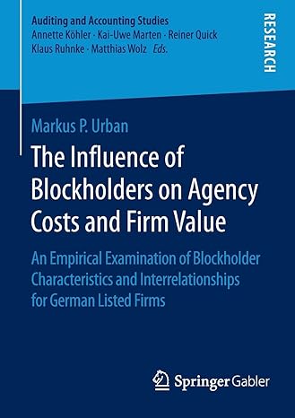 the influence of blockholders on agency costs and firm value an empirical examination of blockholder