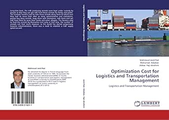 optimization cost for logistics and transportation management logistics and transportation management 1st