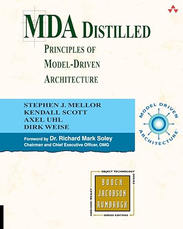 mda distilled priniciples of model driven architecture 1st edition stephen j. mellor, kendall scott, axel