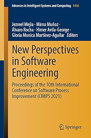 new perspectives in software engineering proceedings of the 10th international conference on software process