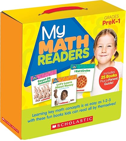my math readers parent pack 25 easy to read books that make math fun workbook edition liza charlesworth