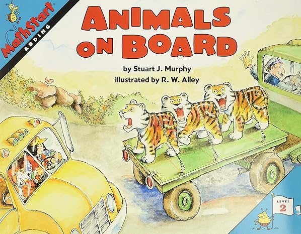 animals on board mathstart 2nd edition stuart j. murphy, r. w alley 0064467163, 978-0064467162