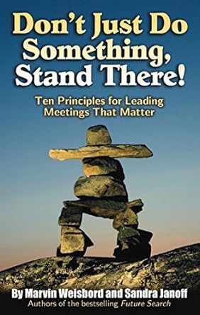 don t just do something stand there ten principles for leading meetings that matter 1st edition marvin r.