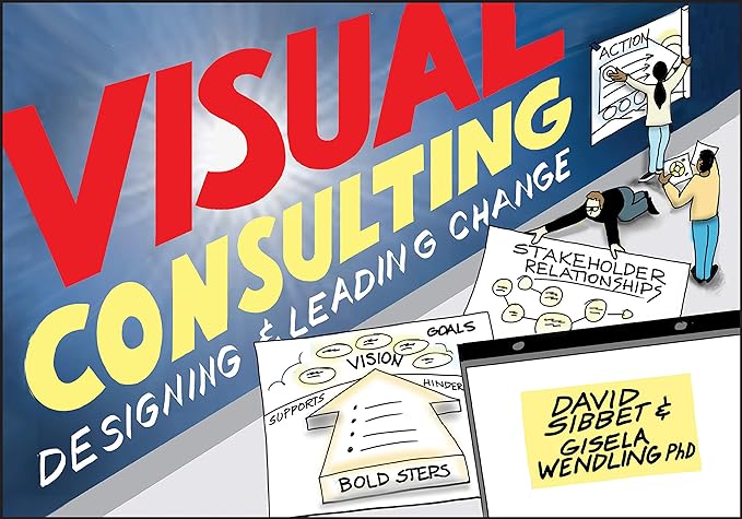 visual consulting designing and leading change 1st edition david sibbet, gisela wendling 1119375347,