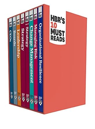 hbr s 10 must reads for executives 8 volume collection 1st edition harvard business review 1647822769,
