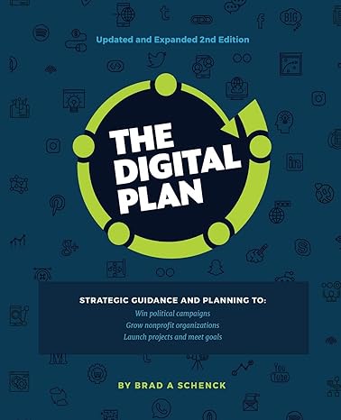 the digital plan strategic guidance and planning to win political campaigns grow nonprofit organizations