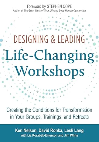 designing and leading life changing workshops creating the conditions for transformation in your groups