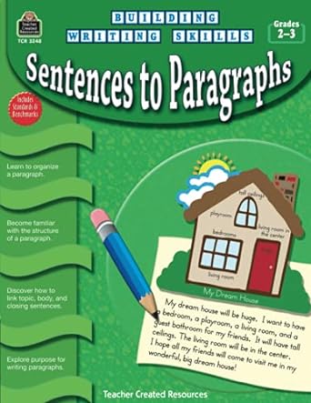 building writing skills sentences to paragraphs 1st edition tracie teacher created resources staff