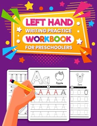 left handed writing practice workbook for preschoolers pattern letters numbers tracing book preschool tracing