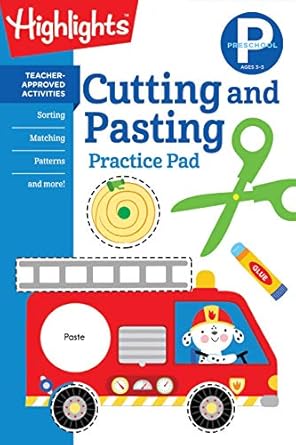 preschool cutting and pasting 1st edition highlights learning 1684376564, 978-1684376568