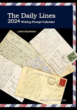 the daily lines 2024 writing prompt calendar 1st edition leslie crislip nielsen 8797490008, 978-8797490006