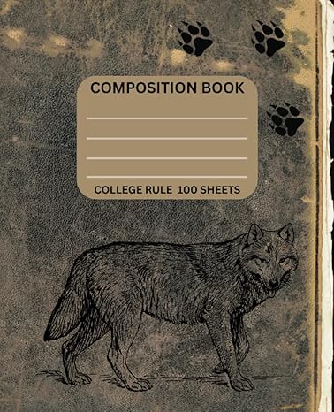 composition book wolf composition book 1st edition laura irwin b0c527fwc6